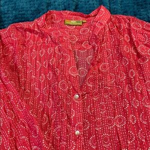 Rock Flower Paper tunic -size L